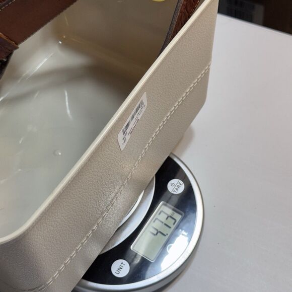 Vintage 90s Womens GAP embossed leather belt Tan silver western style buckle L - Picture 7 of 7